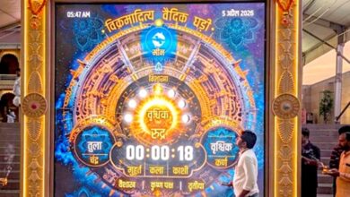 Photo of मप्र के मुख्यमंत्री की पहल पर काशी विश्वनाथ मंदिर में स्थापित हुई विश्व की प्रथम “विक्रमादित्य वैदिक घड़ी”