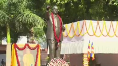 Photo of उपराष्ट्रपति, प्रधानमंत्री आम्बेडकर जयंती पर पहुंचे प्रेरणा स्थल, पुष्पांजलि अर्पित की