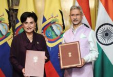 Photo of भारत पहुंचीं इक्वाडोर की विदेश मंत्री : द्विपक्षीय संबंधों को मिलेगी मजबूती