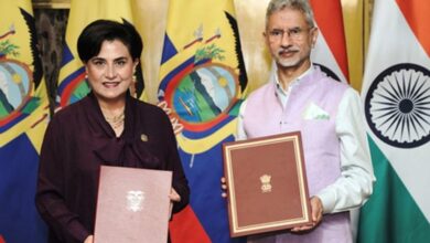 Photo of भारत पहुंचीं इक्वाडोर की विदेश मंत्री : द्विपक्षीय संबंधों को मिलेगी मजबूती