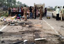 Photo of मऊ में स्कॉर्पियो–ट्रेलर की टक्कर में 5 लोगों की मौत
