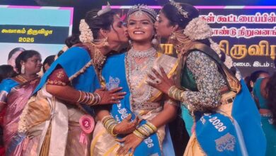 Photo of “कूवागम उत्सव-2026” में चेन्नई की ओमना बनीं “मिस तिरुनंगई”, हजारों ट्रांसजेंडरों ने लिया भाग