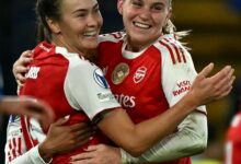 Photo of महिला चैंपियंस लीग: क्वार्टर फाइनल रोमांच, आर्सेनल और बायर्न म्यूनिख सेमीफाइनल में
