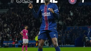 Photo of डेम्बेले की दोहरी मदद से पीएसजी ने टूलूज़ को हराया, लीग में शीर्ष पर कायम
