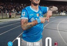 Photo of मैटियो पोलिटानो का निर्णायक गोल : नेपोली ने एसी मिलान को दी मात