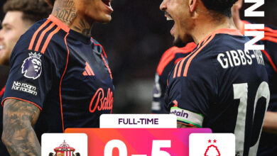 Photo of नॉटिंघम फॉरेस्ट का ‘फाइव स्टार’ धमाका: स्टेडियम ऑफ लाइट में सुंदरलैंड की 5-0 से ऐतिहासिक हार