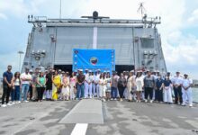 Photo of भारतीय महासागर पोत सिंगापुर के चांगी नौसैनिक अड्डे पर पहुंचा