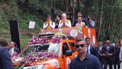 Photo of प्रधानमंत्री नरेन्द्र मोदी सिक्किम पहुंचे, भव्य स्वागत