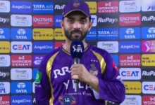 Photo of आईपीएल 2026 में लगातार हार से निराश केकेआर के कप्तान अजिंक्य रहाणे ने कहा-“मुश्किल दिनों को अपनाना होगा”