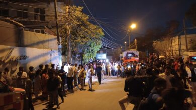 Photo of साकेत के सैदुल्लाजाब में चार मंजिला इमारत ढही, कैंटीन और कोचिंग सेंटर पर गिरा मलबा, 11 लोगों को निकाला