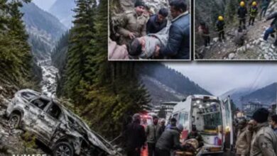 Photo of मनाली घूमने गए गुजरात के लोगों की कार खाई में गिरी, छह की मौत, चार घायल