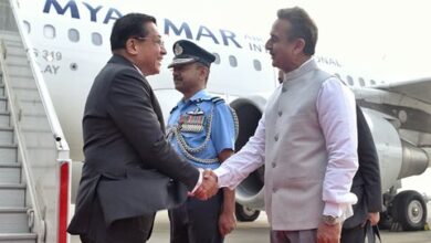 Photo of म्यांमार के राष्ट्रपति मिन आंग ह्लाइंग नई दिल्ली पहुंचे, एक जून को प्रधानमंत्री मोदी से करेंगे वार्ता