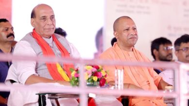 Photo of रक्षा मंत्री राजनाथ सिंह-सीएम योगी ने किया ‘नौसेना शौर्य वाटिका’ का लोकार्पण, 2 एकड़ में बना ओपन म्यूजियम