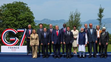 Photo of जी7 सम्मेलन में प्रधानमंत्री ने की राष्ट्रपति ट्रम्प सहित विश्व नेताओं से मुलाकात
