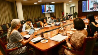 Photo of निर्मला सीतारामन ने नई दिल्ली से ‘ग्लोबल कन्वर्जेंस फॉर ग्रोथ समिट’ पर आयोजित वर्चुअल बैठक में लिया भाग