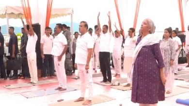 Photo of अंतरराष्ट्रीय योग दिवस : गुवाहाटी में मुख्यमंत्री एवं केंद्रीय मंत्री सीतारमण ने किया योग
