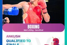 Photo of पंचों की बरसात, अंकुश पंघाल ने कनाडाई प्रतिद्वंद्वी को 5-0 से हराया