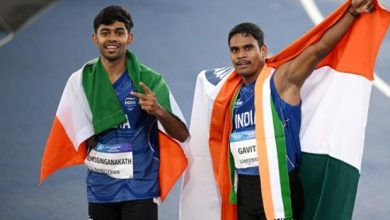 Photo of राष्ट्रमंडल खेल 2026: दिलीप गावित ने जीता स्वर्ण, मोहम्मद बासिल को रजत